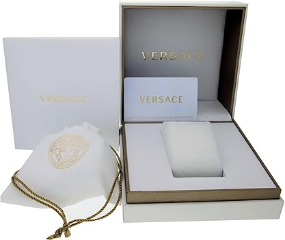 Versace V-Circle The Clans Edition Damenuhr mit silbernem Zifferblatt und mehrfarbigem Lederarmband – VE8100118