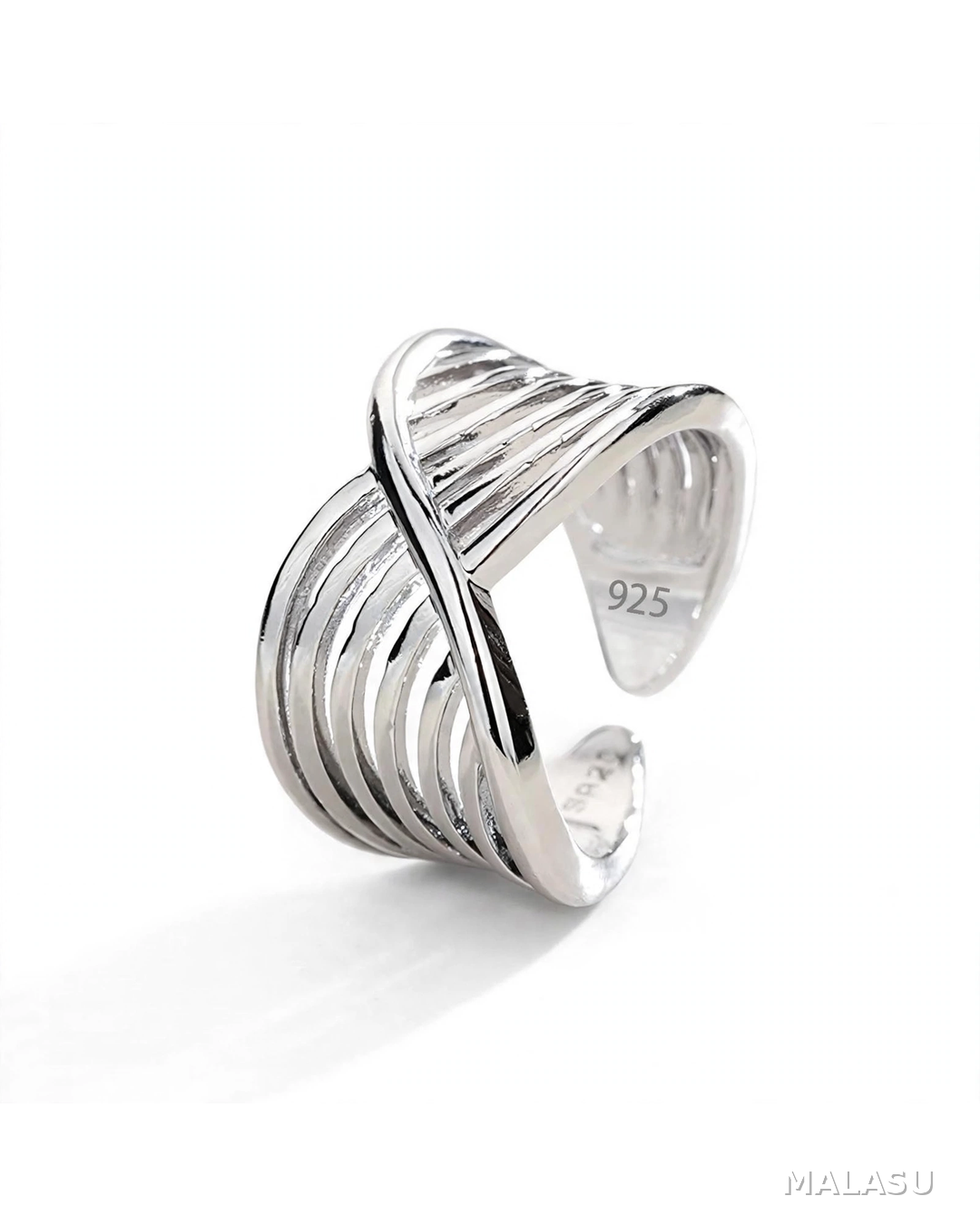Gaiara-Ring , 925 Silber, Silberring | größenverstellbarer Damenring