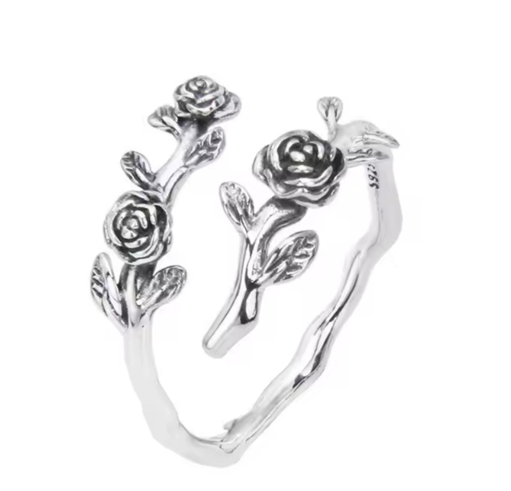 Lilli Rose - Luxus-Schmuck aus 925er-Sterlingsilber - Rosenzweig - Lilli-G