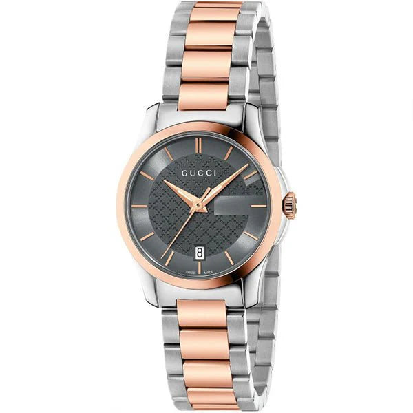 GUCCI G-TIMELESS ya126527 DAMENUHR, Metallarmband mit