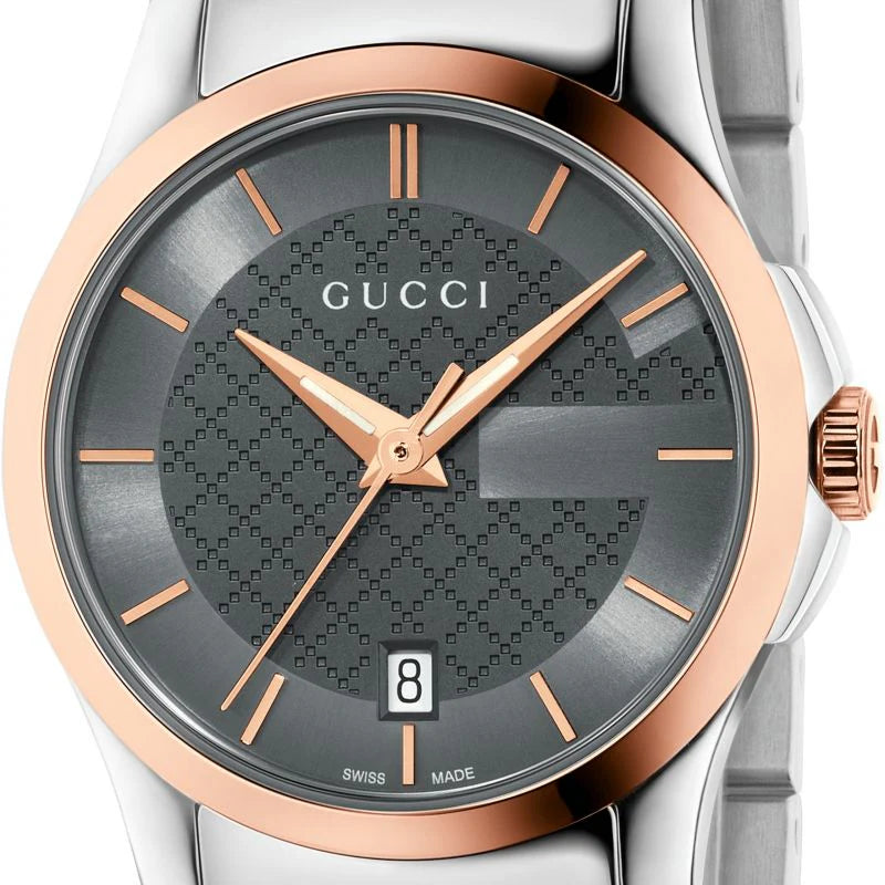 GUCCI G-TIMELESS ya126527 DAMENUHR, Metallarmband mit