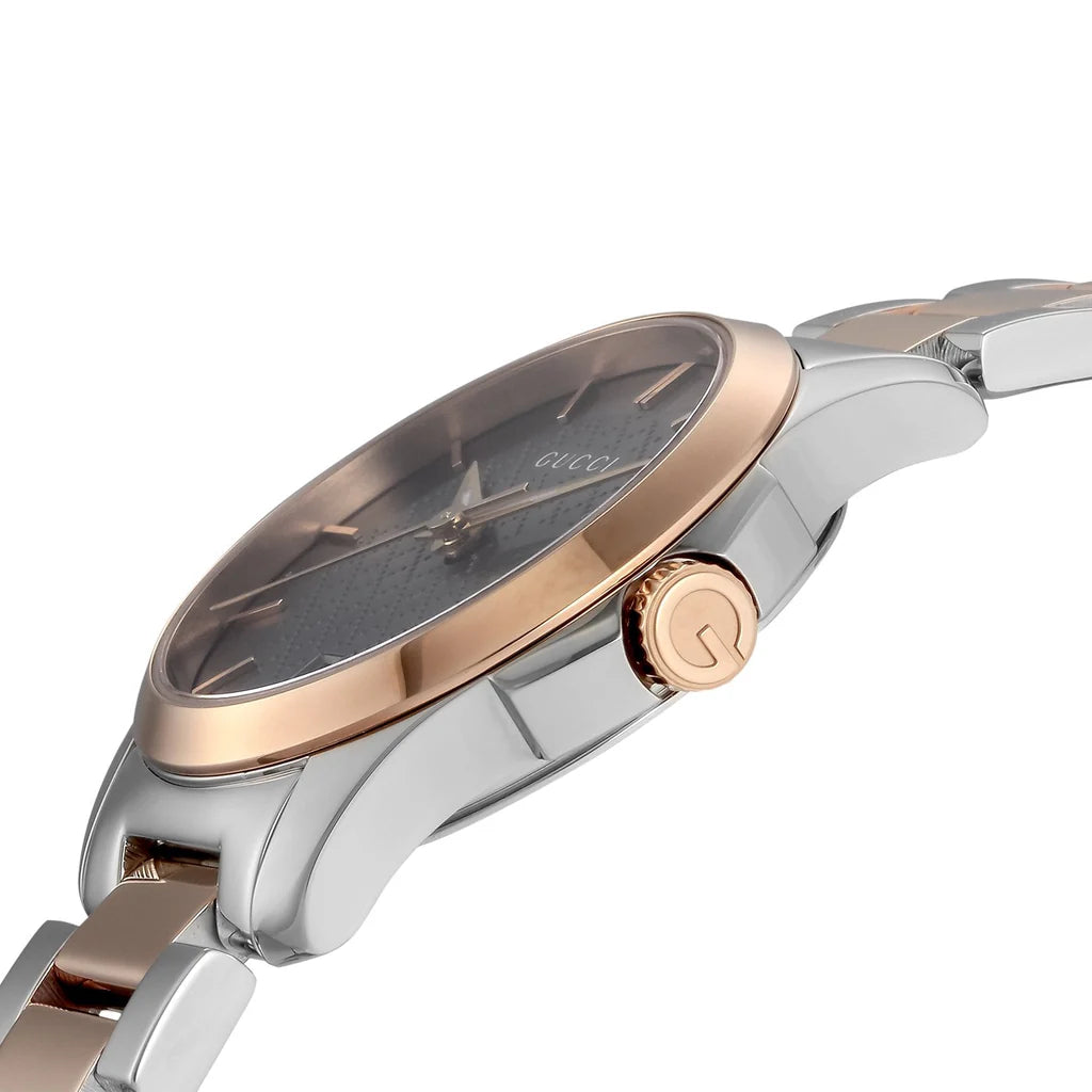 GUCCI G-TIMELESS ya126527 DAMENUHR, Metallarmband mit