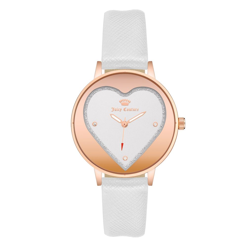 White Plastic Dress Watch, Juicy Couture Damenuhr