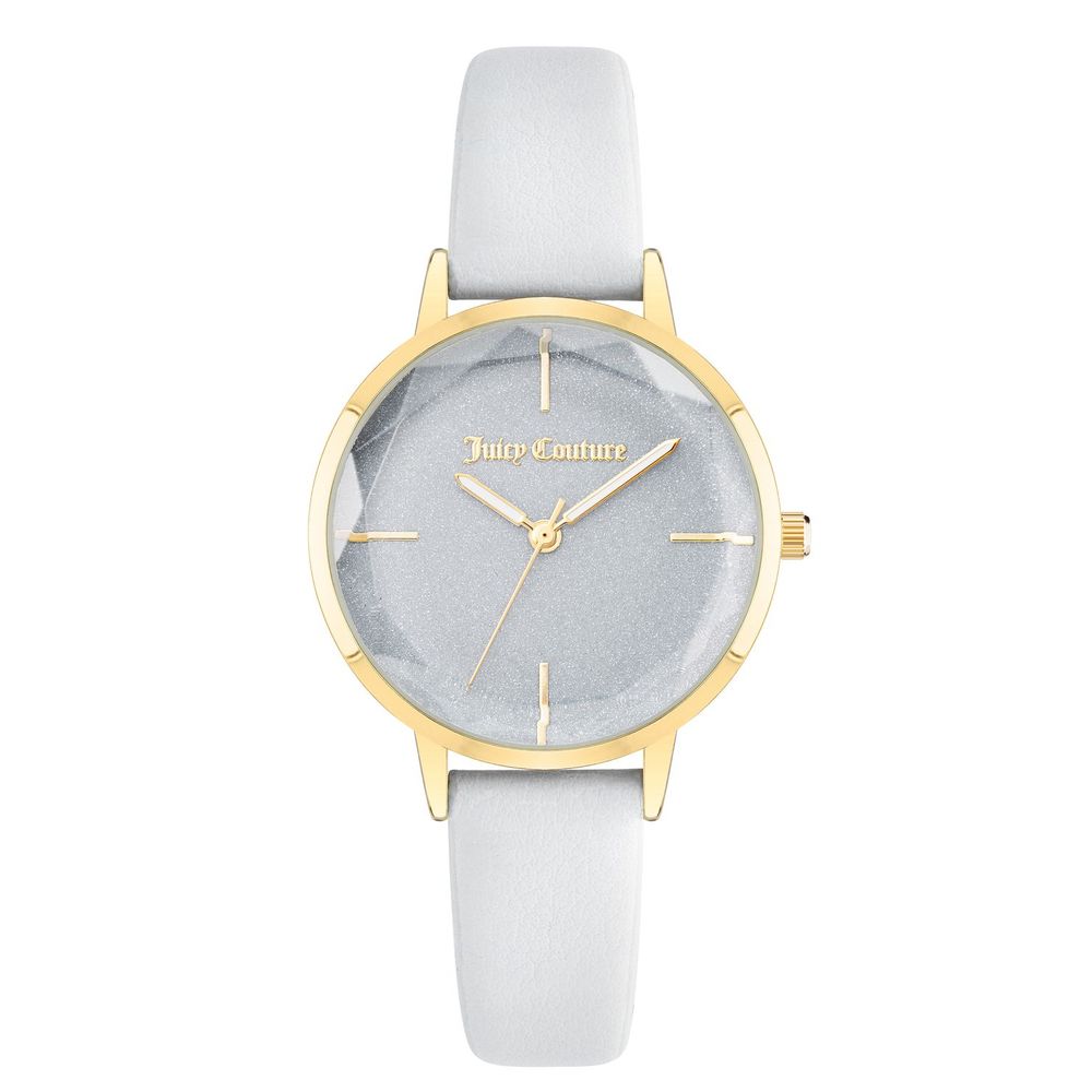 White Plastic Dress Watch, Juicy Couture Damenuhr