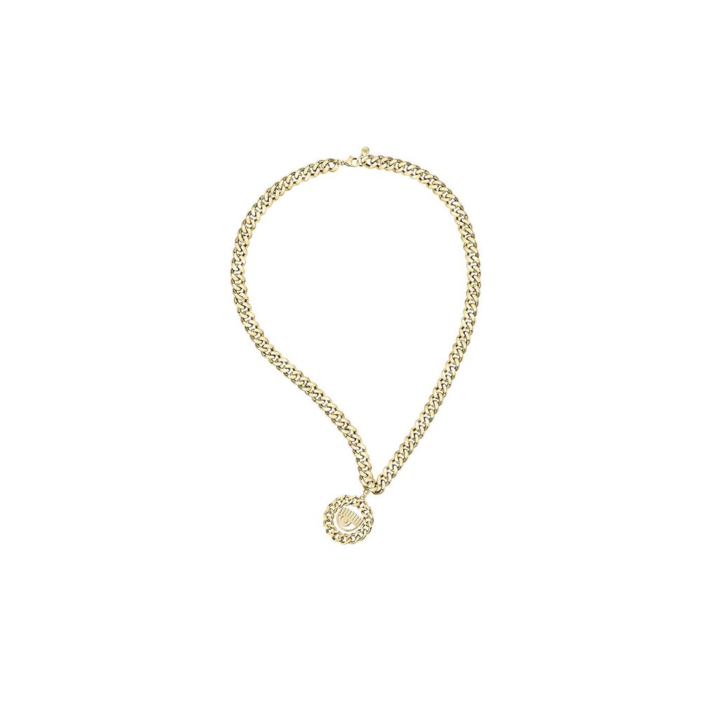 Gold Stainless Steel Necklace, Halskette