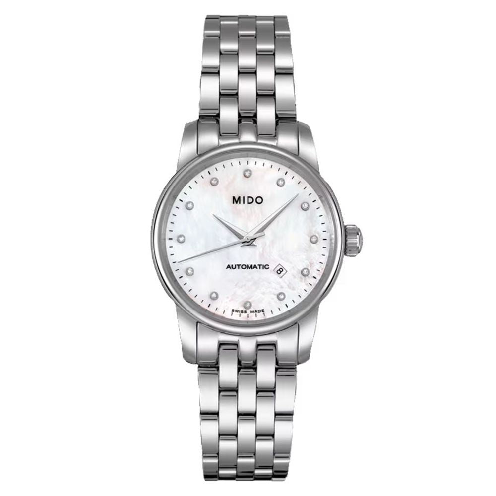 Gray Stainless Steel Dress Watch, MIDO Damenuhr
