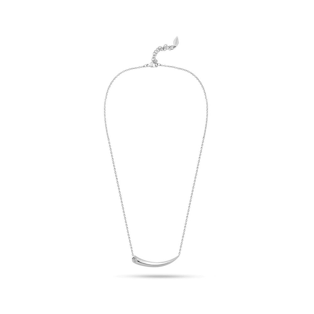 Gray Stainless Steel Necklace, Police Kette