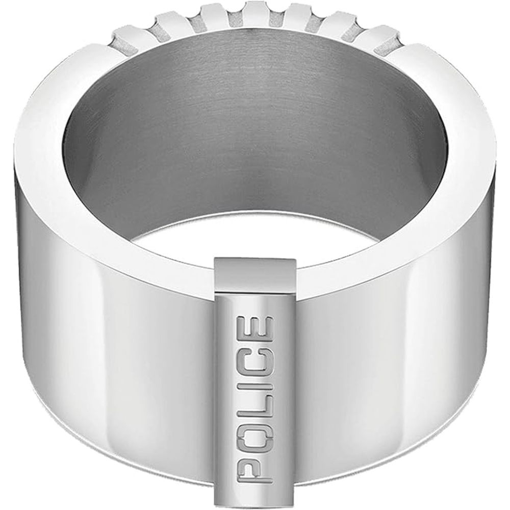Gray Stainless Steel Bracelet, Police Armreif
