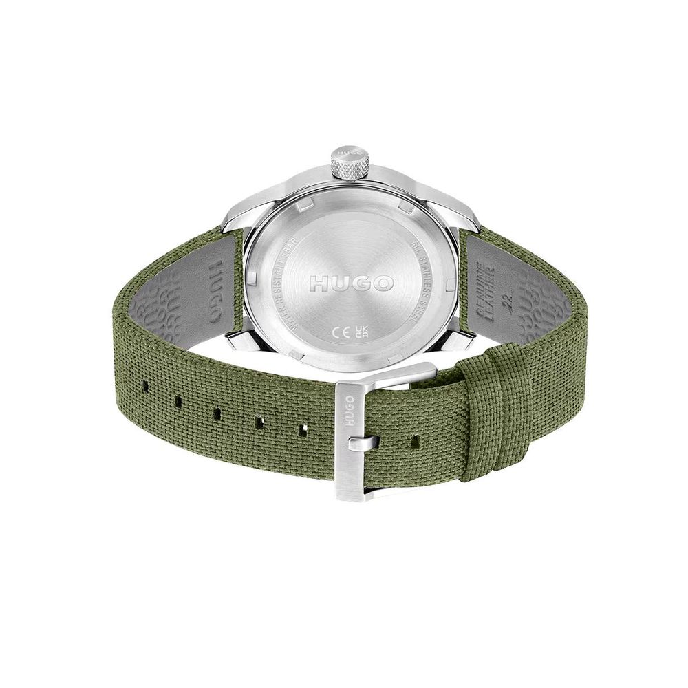 Bicolor Fabric Sport Watch, Hugo Boss Herrenuhr