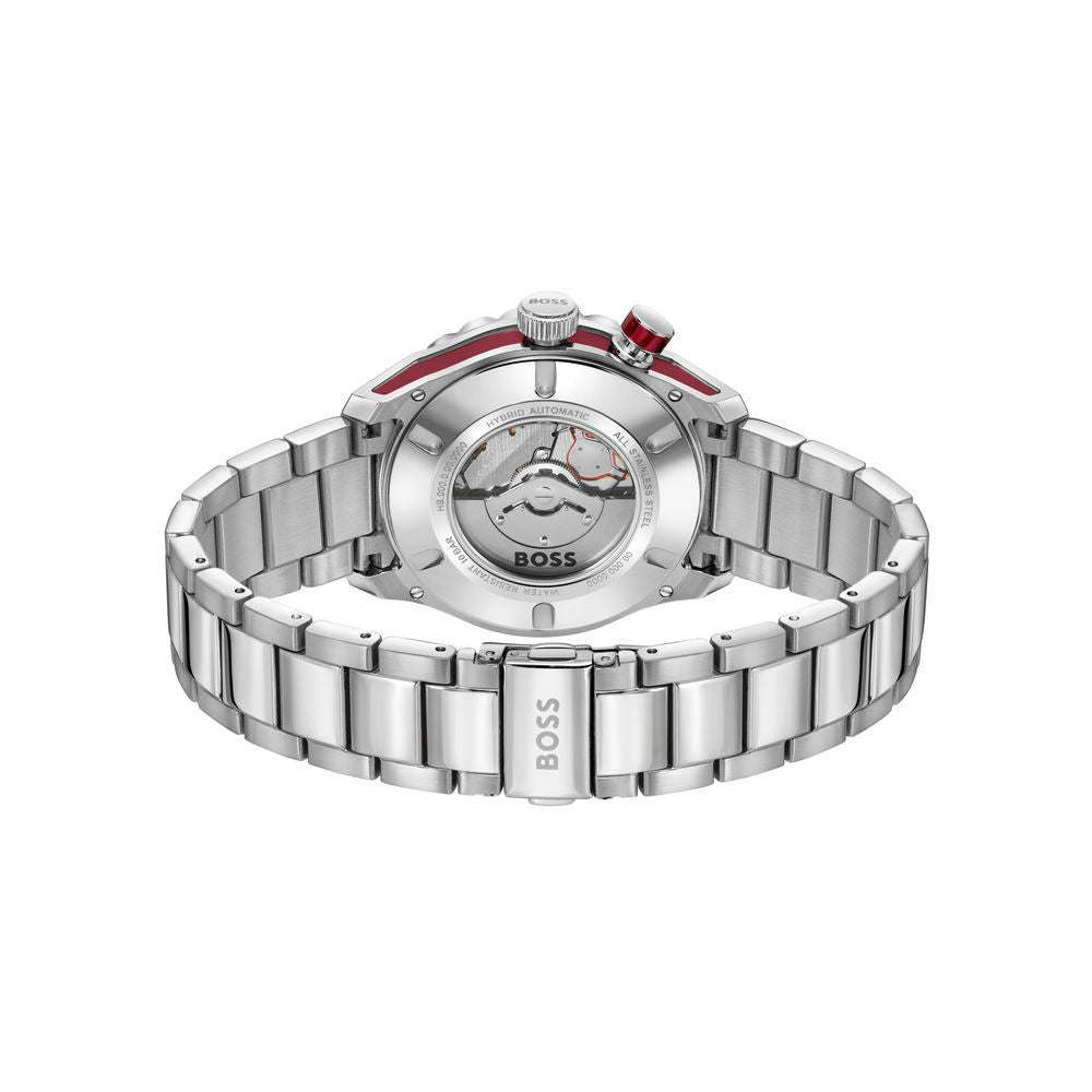 Gray Stainless Steel Dress Watch, Hugo Boss Herrenuhr