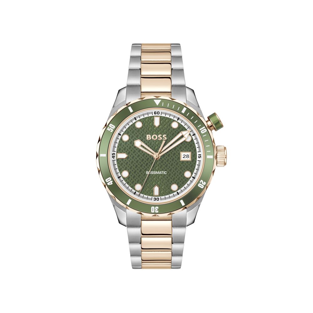 Gray Stainless Steel Dress Watch, Hugo Boss Herrenuhr