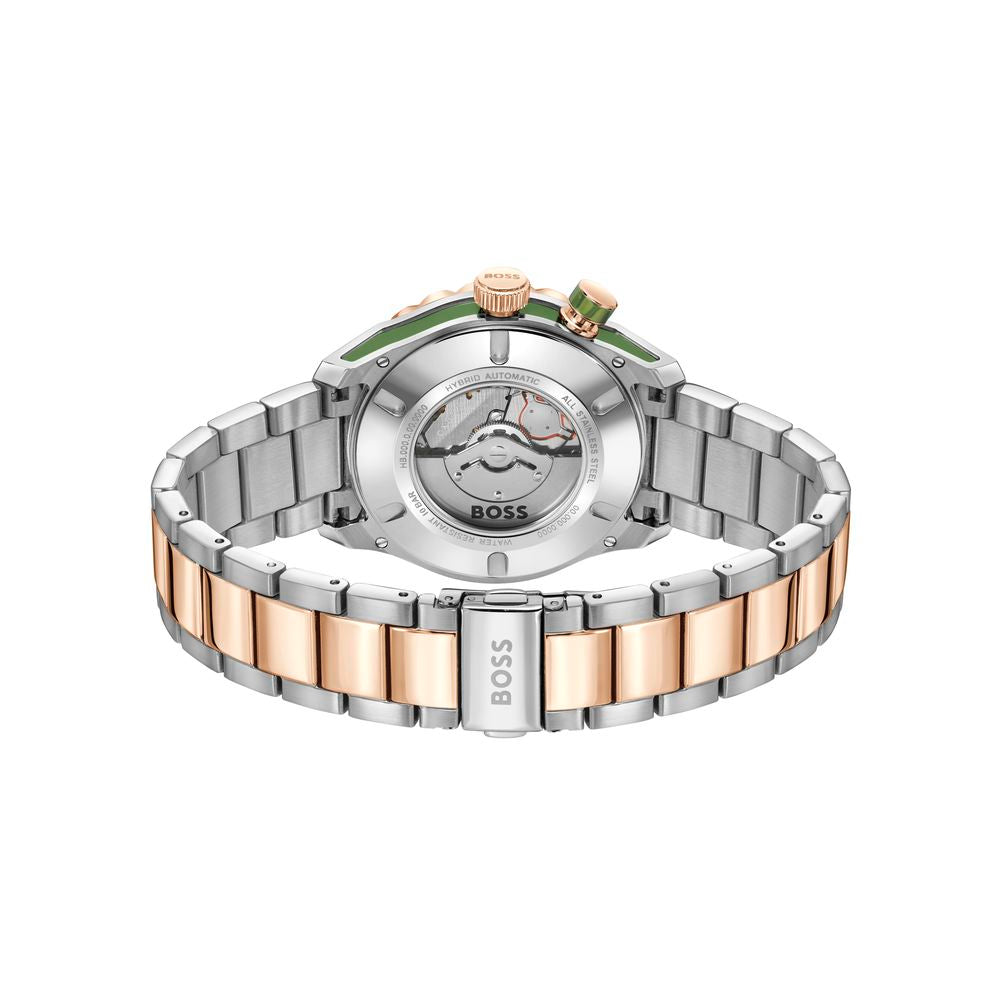 Gray Stainless Steel Dress Watch, Hugo Boss Herrenuhr
