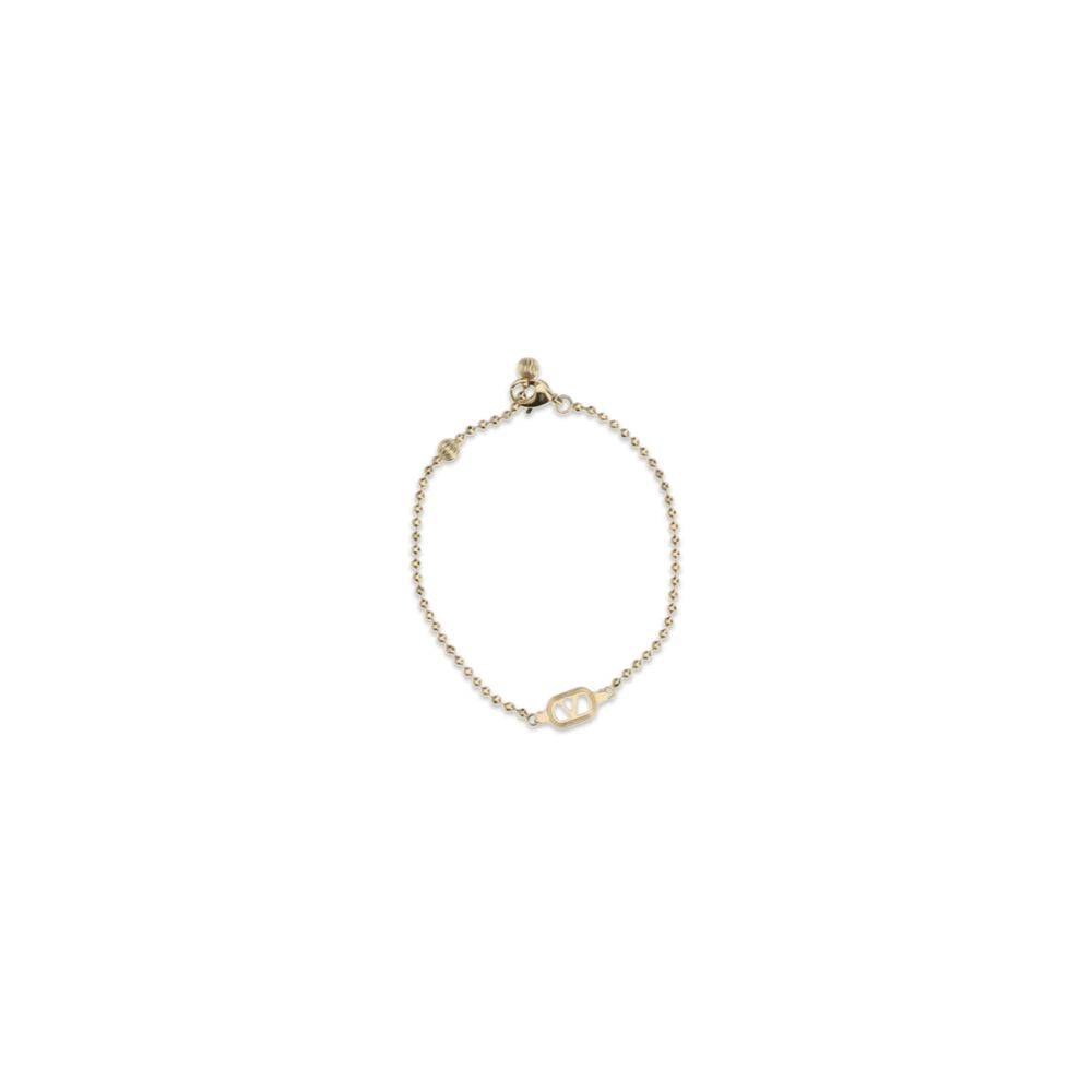 Gold Brass Bracelet, Valentino Garavani