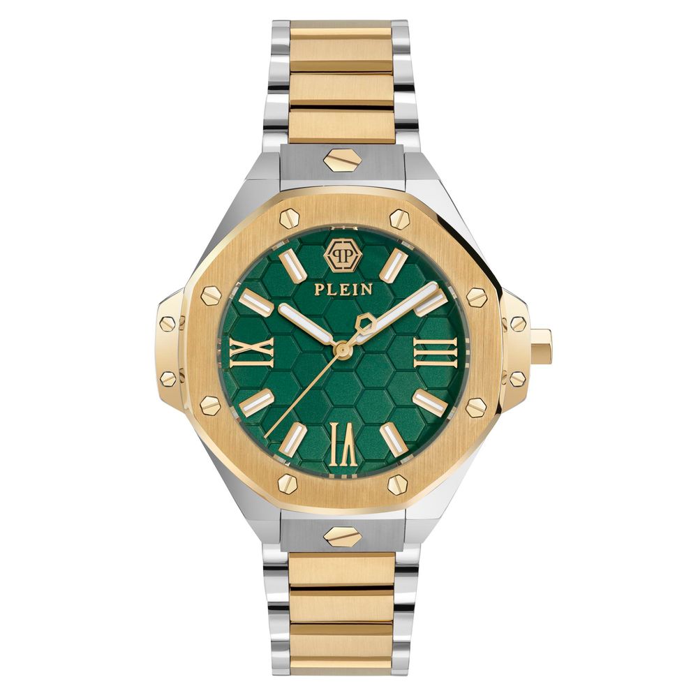 Gold Stainless Steel Dress Watch, Philipp Plein Damenuhr