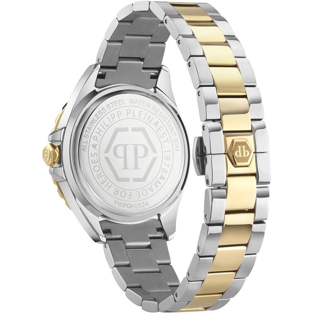Gold Stainless Steel Dress Watch, Philipp Plein Damenuhr