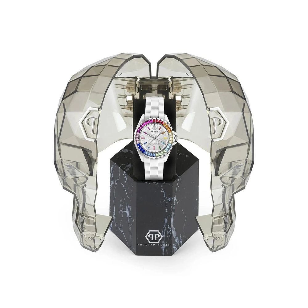 White Ceramic Dress Watch, Philipp Plein Damenuhr