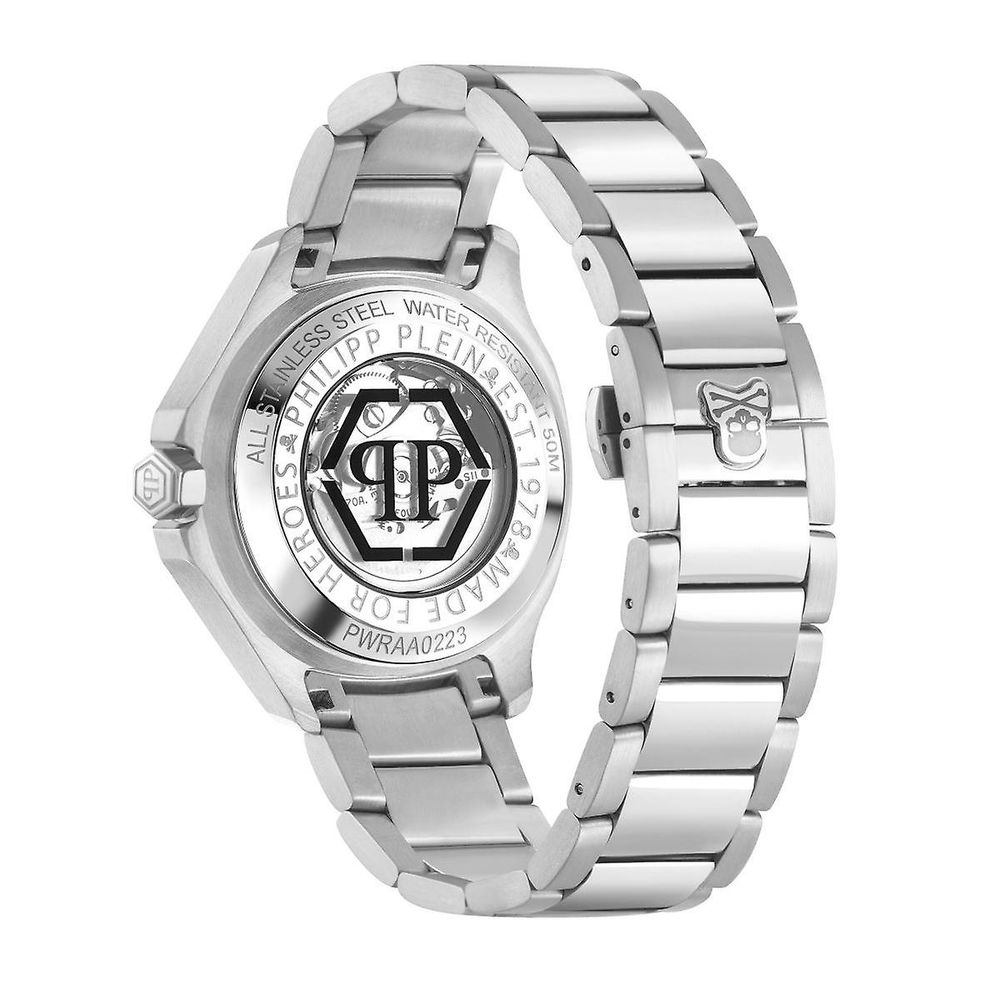 Silber Stainless Steel Dress Watch, Philipp Plein Damenuhr