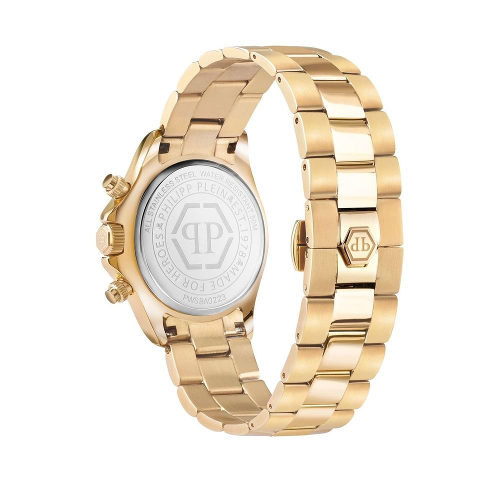 Gold Stainless Steel Dress Watch, Philipp Plein Damenuhr