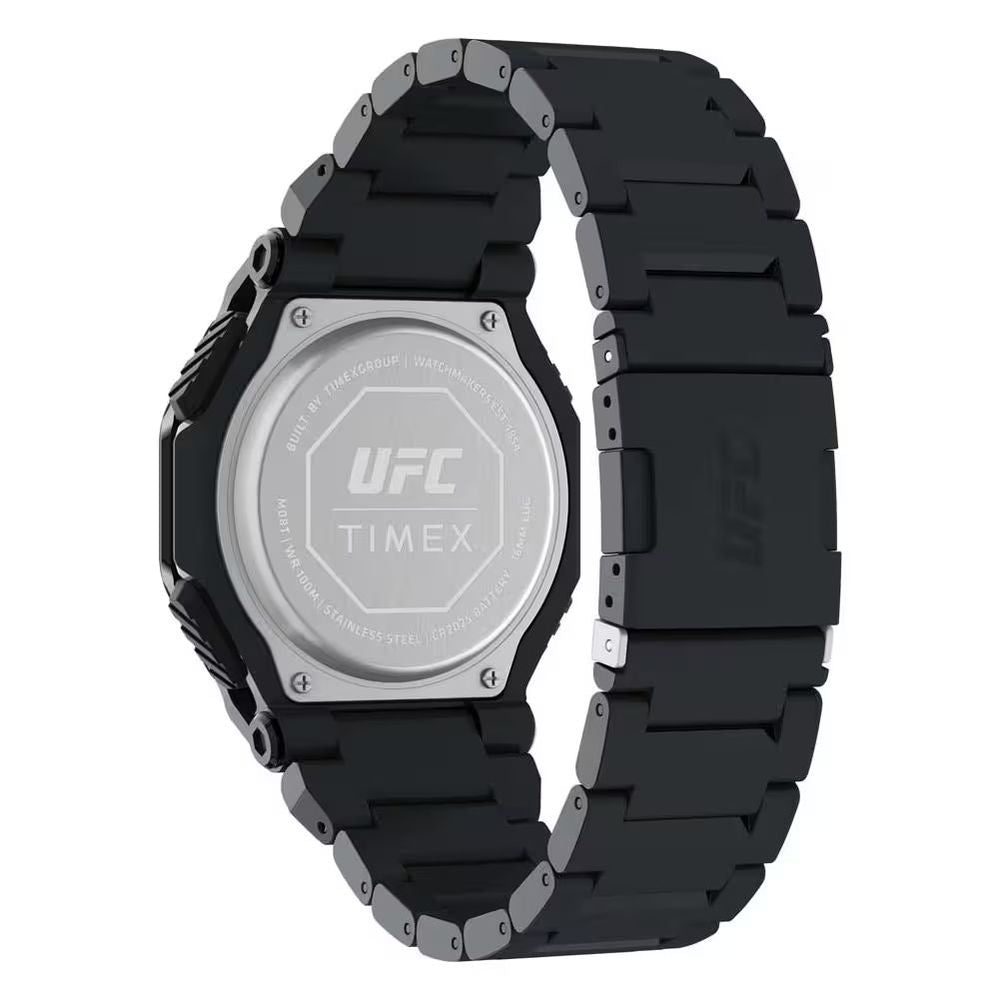 Black Stainless Steel Sport Watch, Timex  Herrenuhr