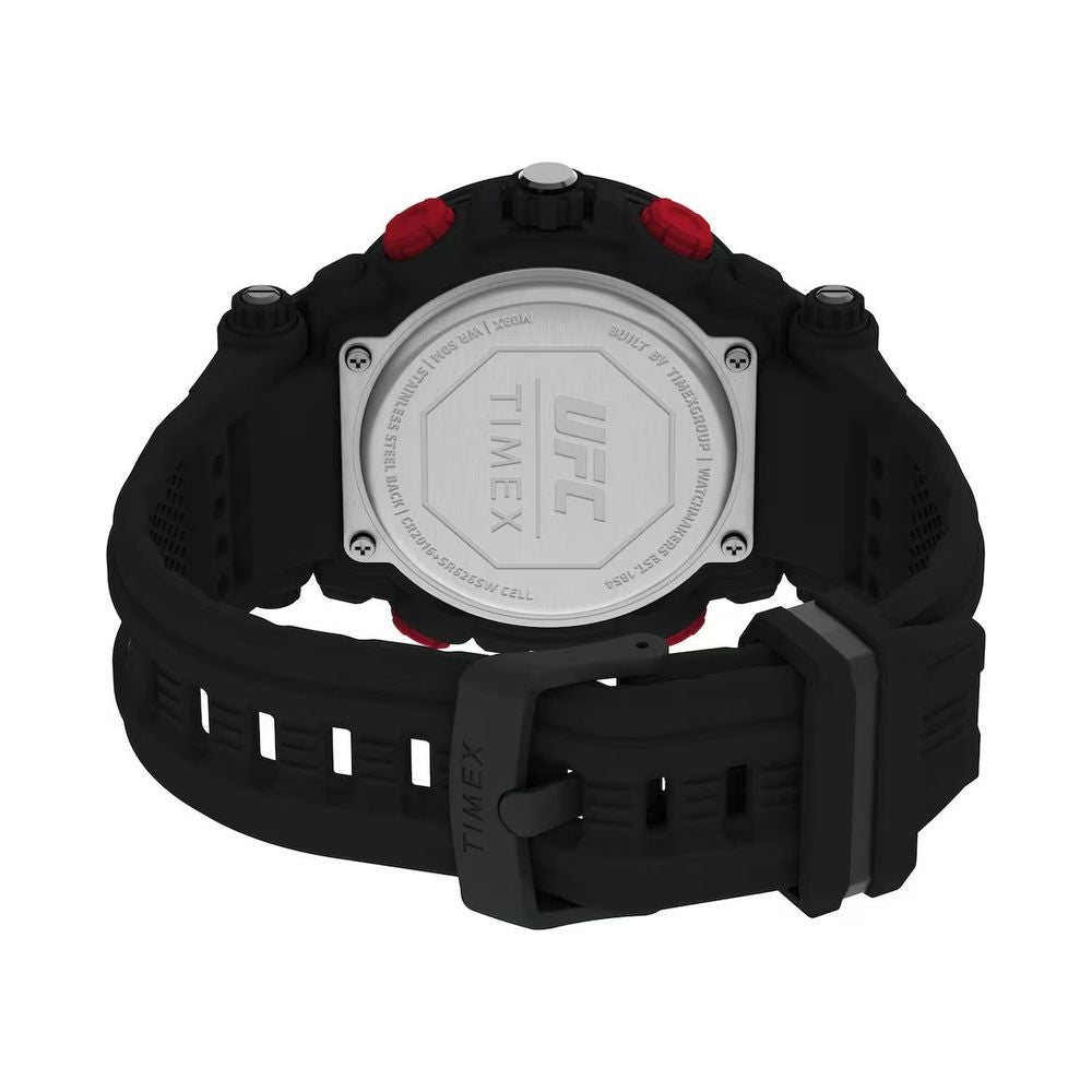 Black Rubber Digital Watch, Timex  Herrenuhr