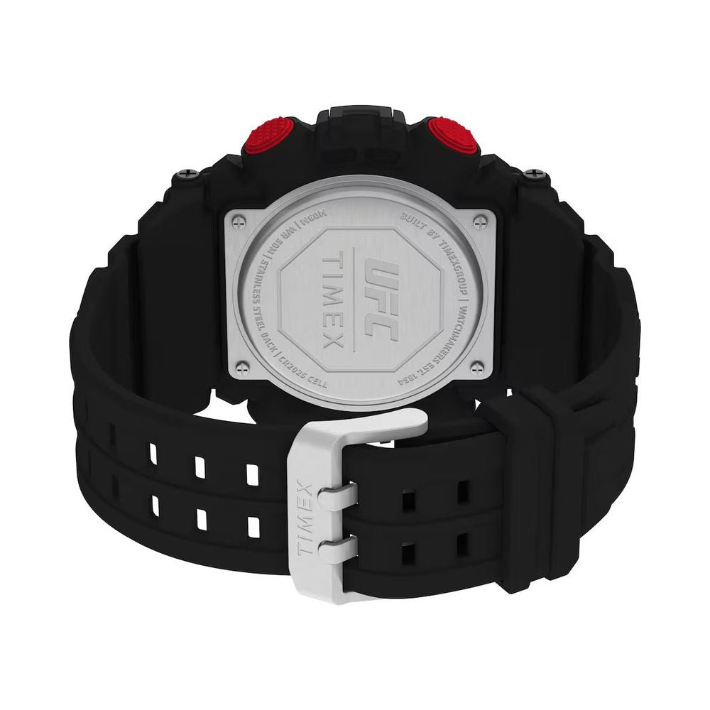 Black Rubber Sport Watch, Timex  Herrenuhr