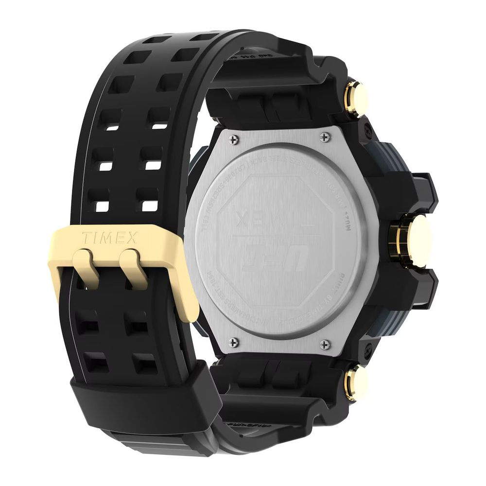 Black Rubber Sport Watch, Timex  Herrenuhr