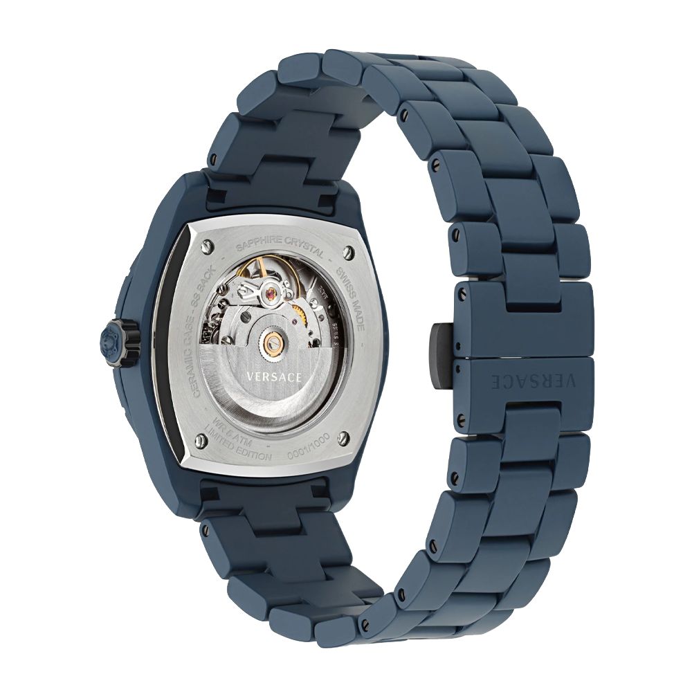 Blue Ceramic Dress Watch, Versace