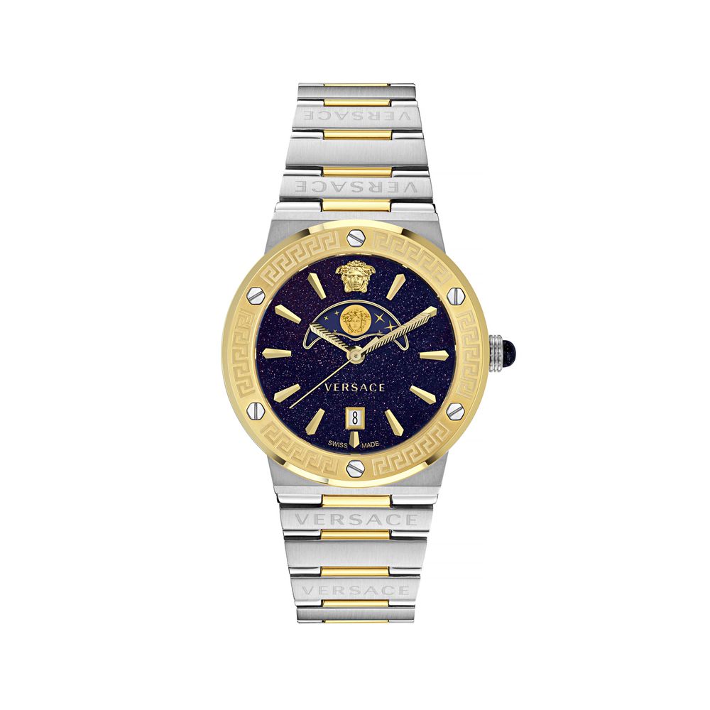 Gray Stainless Steel Dress Watch
