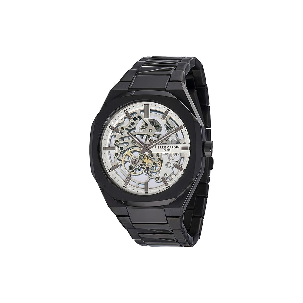 Black Stainless Steel Dress Watch, Pierre Cardin Damenuhr