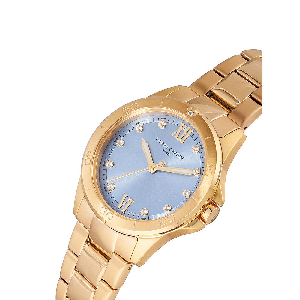 Gold Stainless Steel Dress Watch, Pierre Cardin Damenuhr