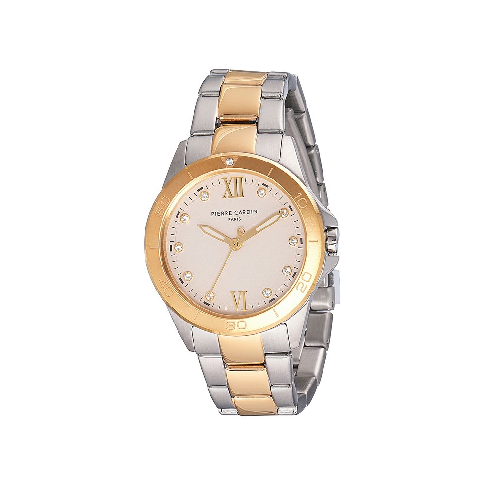Gold Stainless Steel Dress Watch, Pierre Cardin Damenuhr