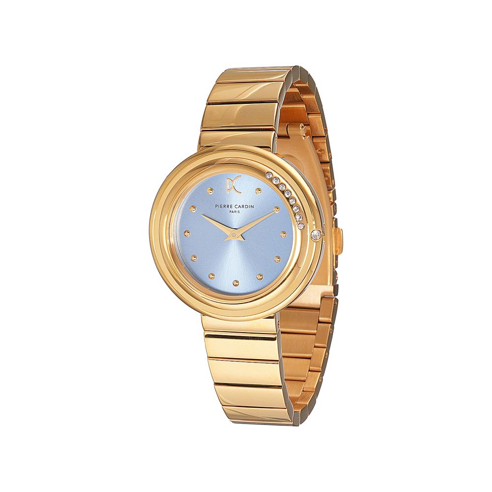 Gold Stainless Steel Dress Watch, Pierre Cardin Damenuhr