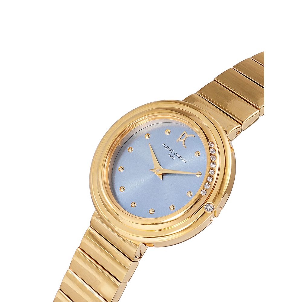 Gold Stainless Steel Dress Watch, Pierre Cardin Damenuhr