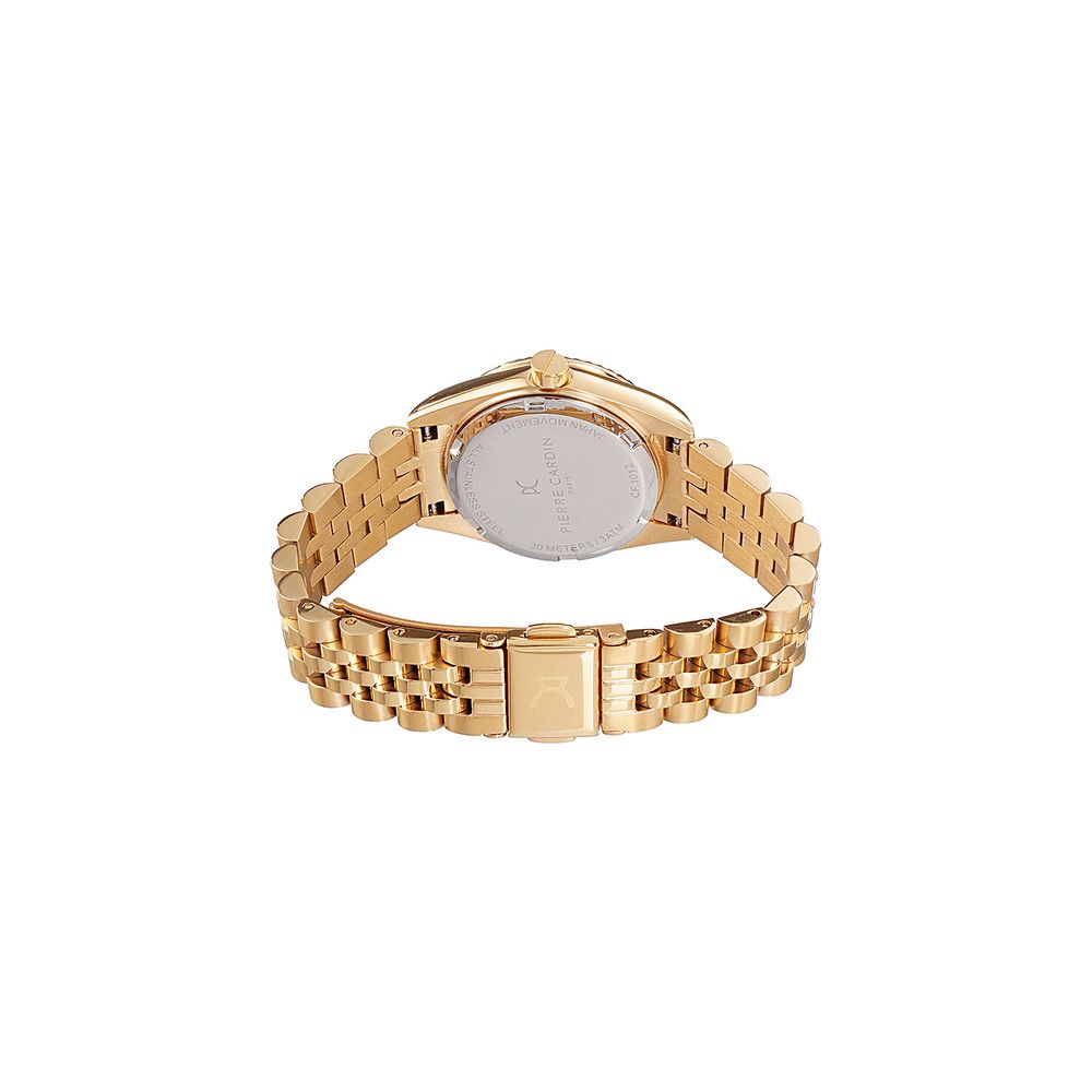Gold Stainless Steel Dress Watch, Pierre Cardin Damenuhr