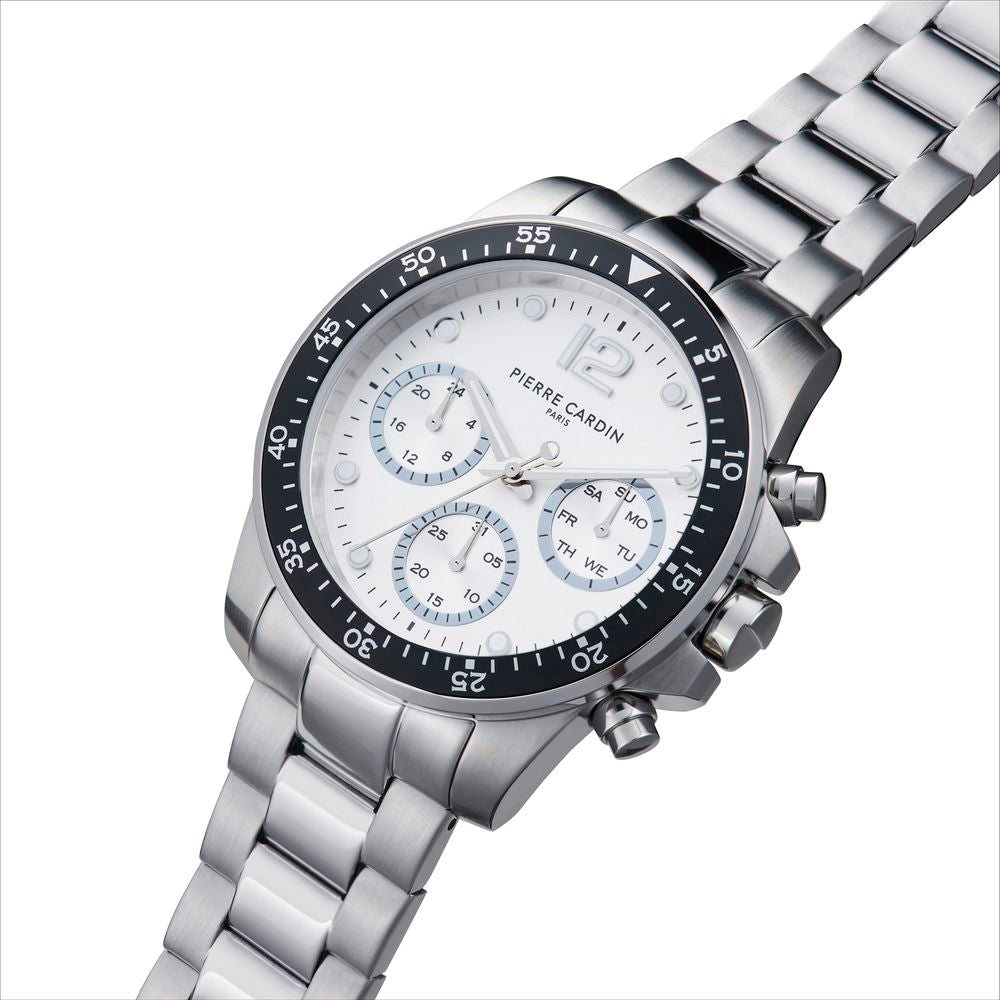 Gray Stainless Steel Dress Watch, Pierre Cardin Unisex