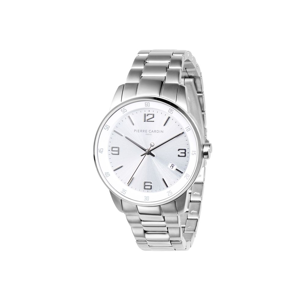 Gray Stainless Steel Dress Watch , Pierre Cardin Herrenuhr
