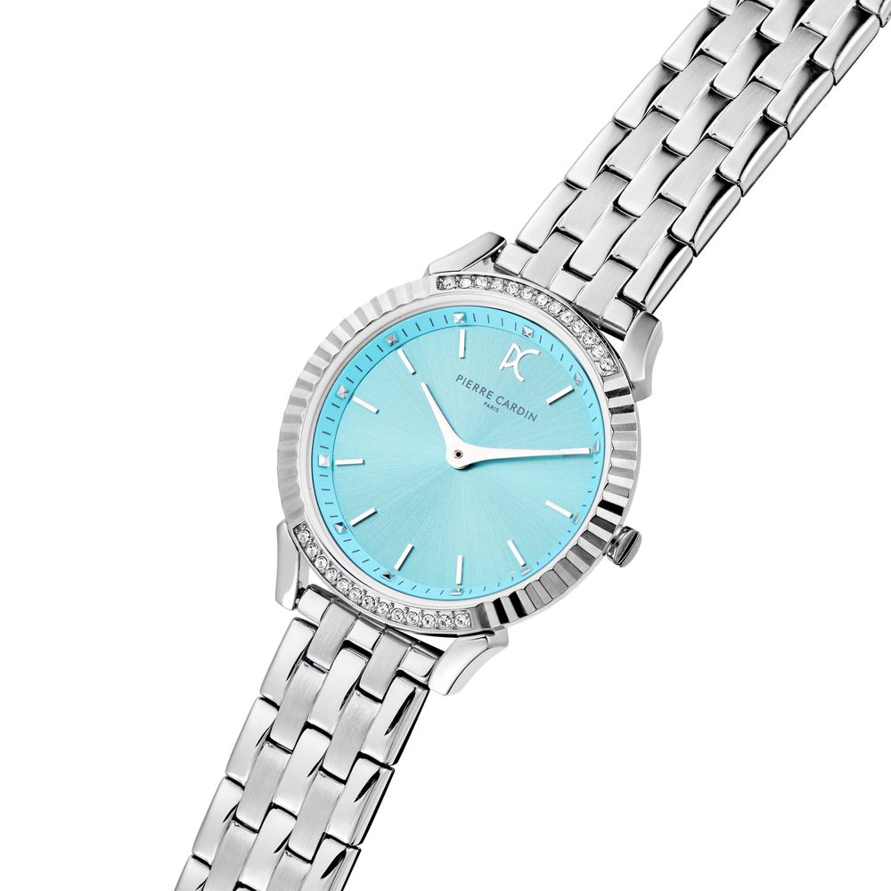Gray Stainless Steel Bracelet Watch, Pierre Cardin Damenuhr