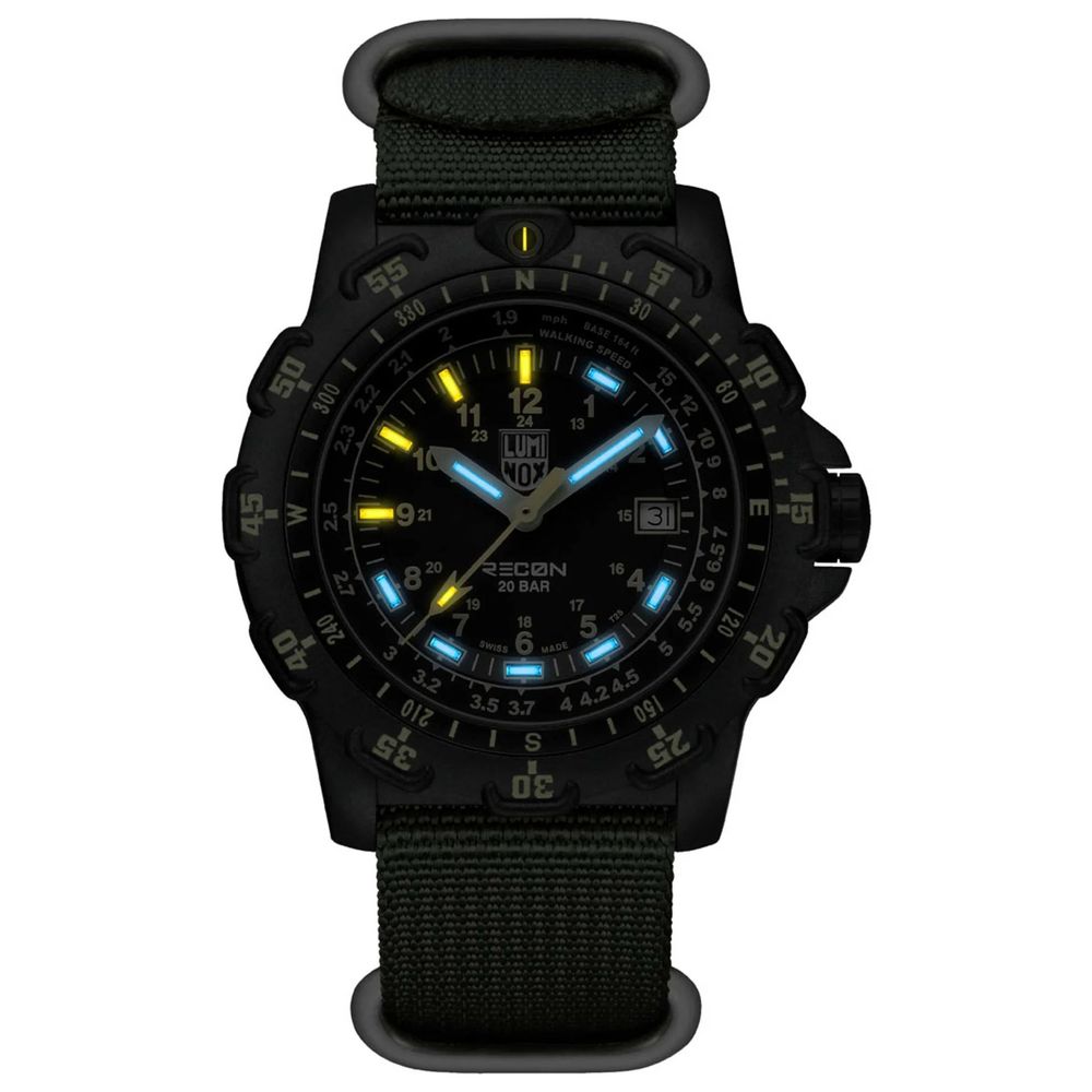 Bicolor Nylon Sport Watch, Luminox Herrenuhr