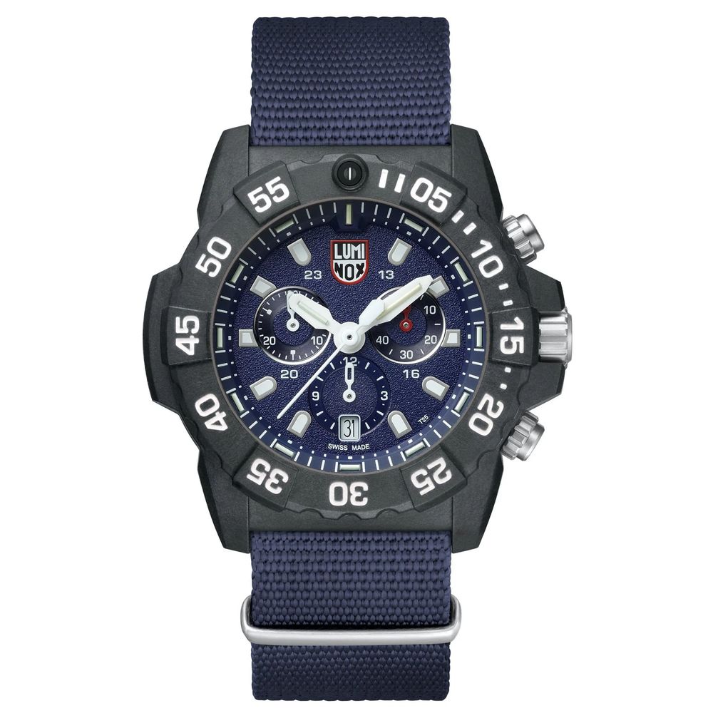 Black Rubber Sport Watch, Luminox Herrenuhr