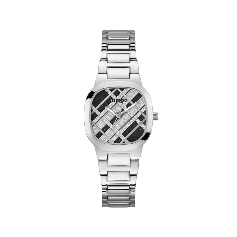 Gray Stainless Steel Bracelet Watch, Guess Damenuhr