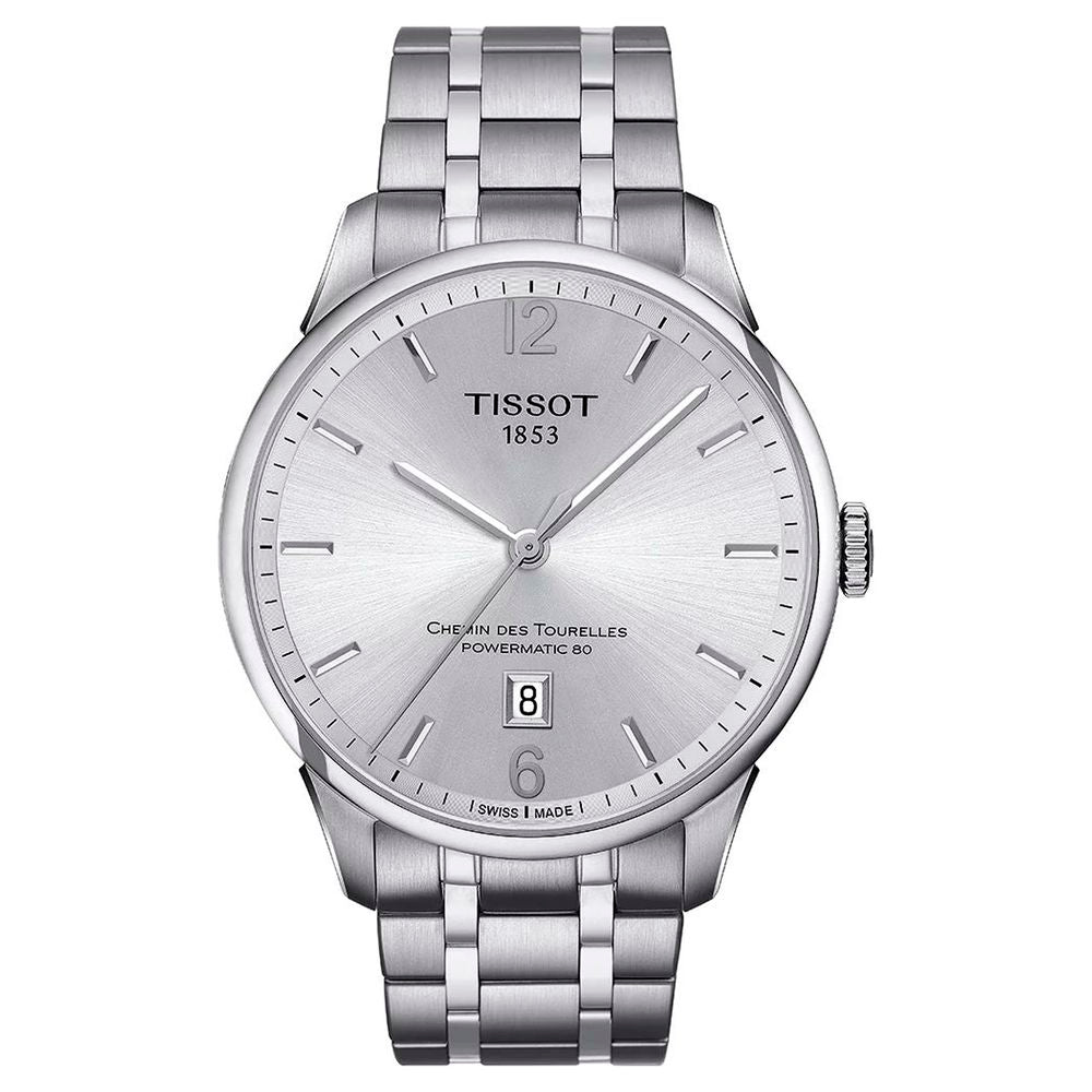 Gray Stainless Steel Dress Watch, Tissot Herrenuhr
