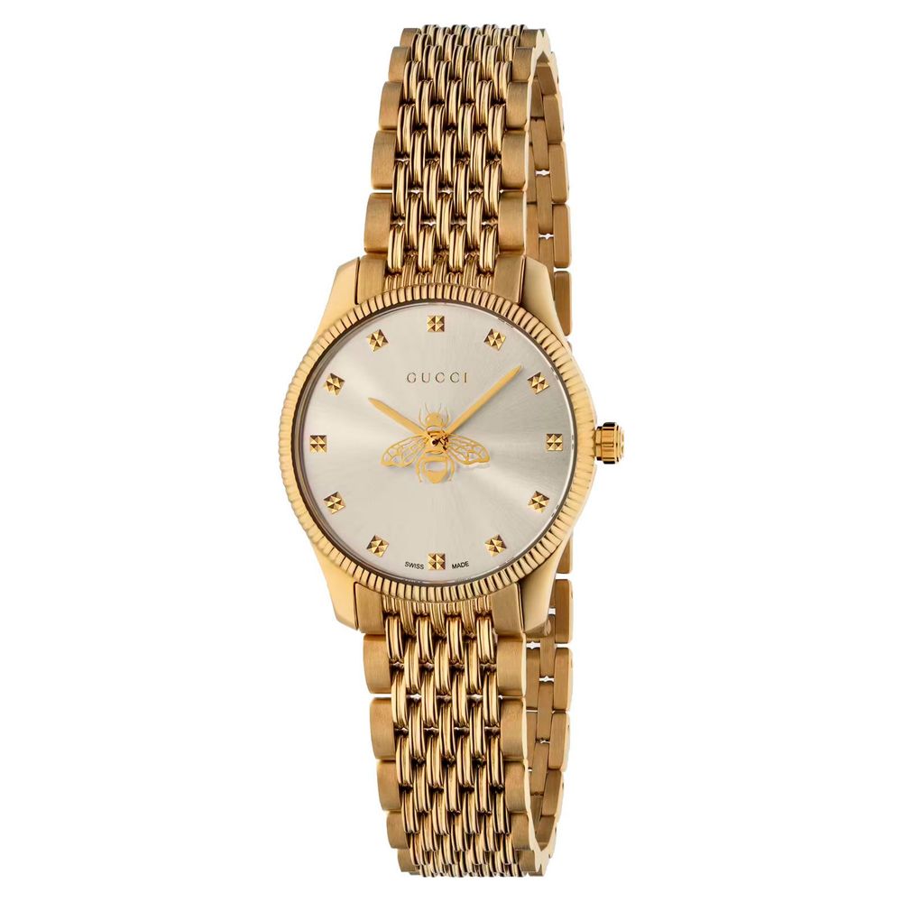 Gold Stainless Steel Dress Watch, Damenuhr Gucci
