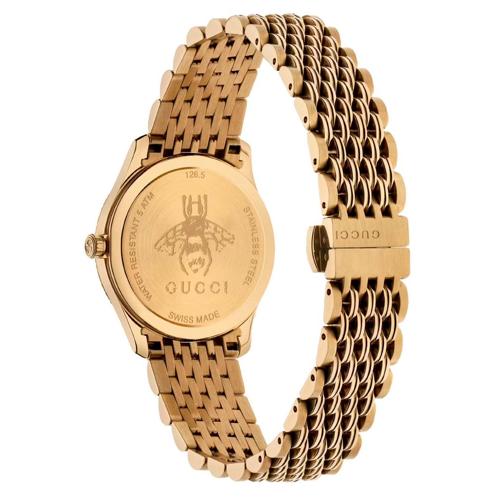 Gold Stainless Steel Dress Watch, Damenuhr Gucci