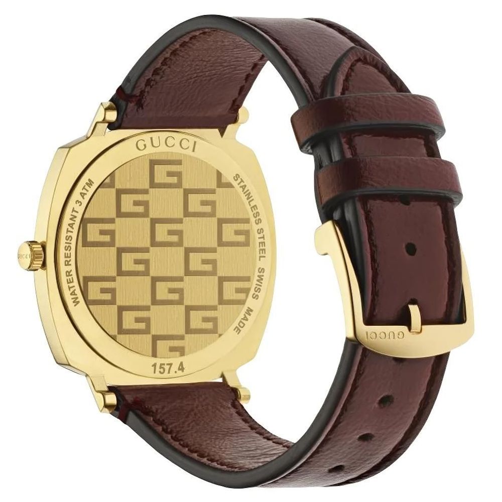 Multicolor Leather Dress Watch, Damenuhr Gucci