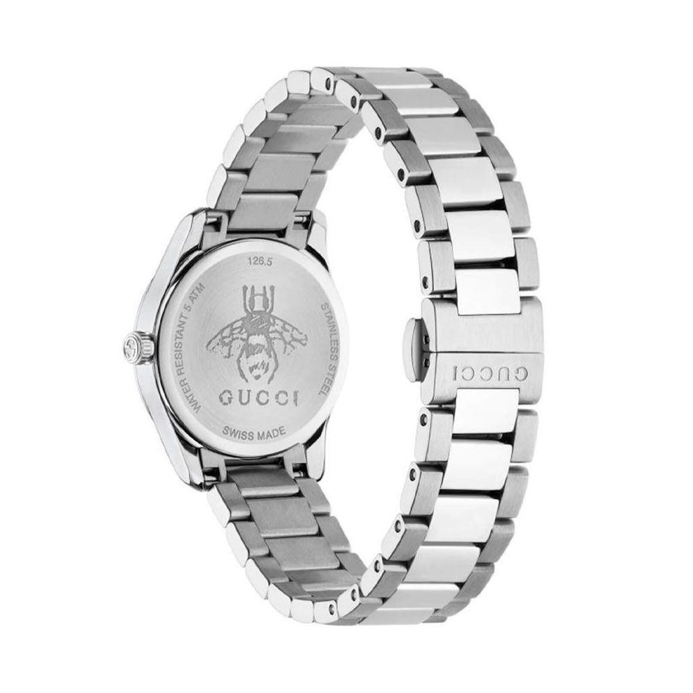 Gray Stainless Steel Dress Watch, Damenuhr Gucci