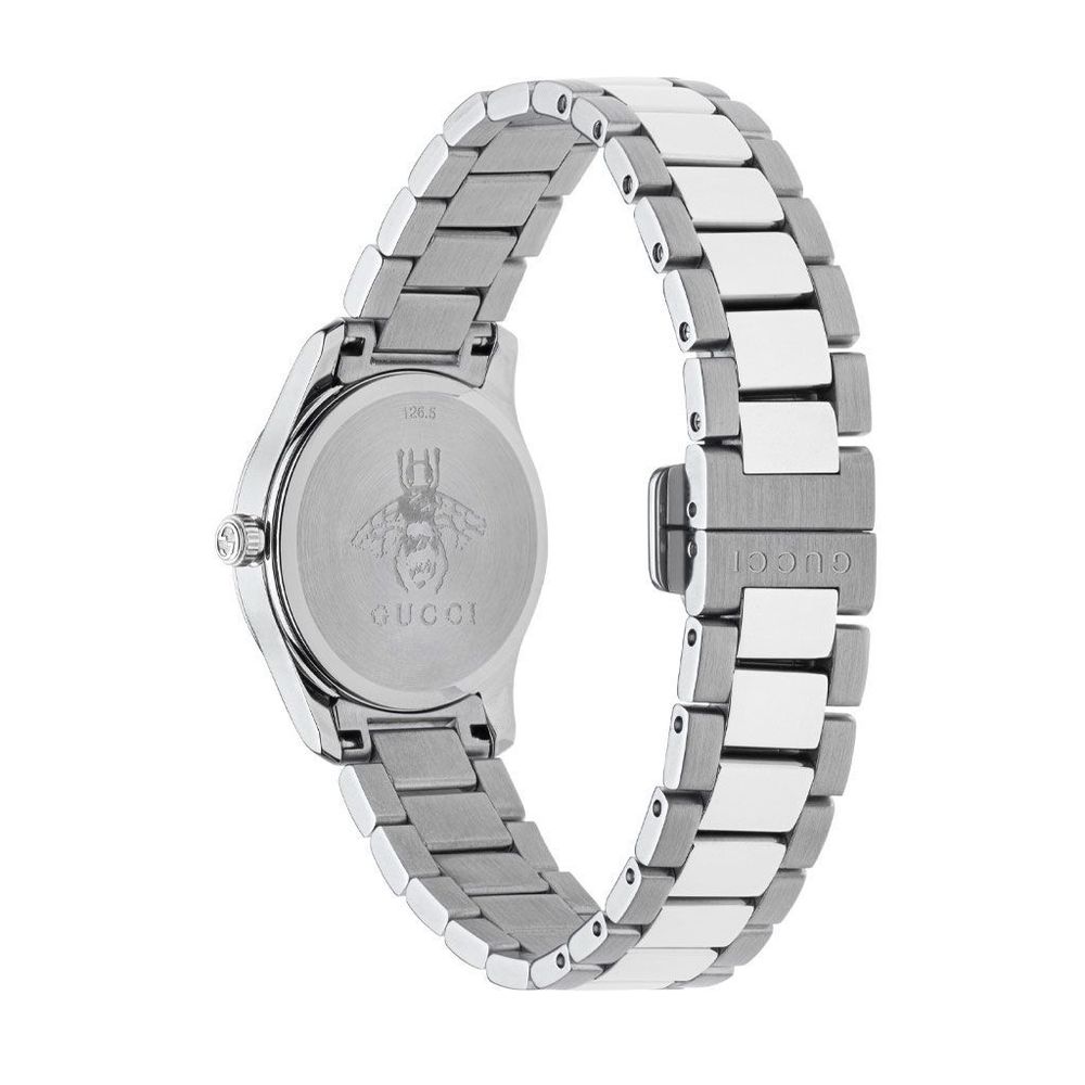 Gray Stainless Steel Dress Watch, Damenuhr Gucci