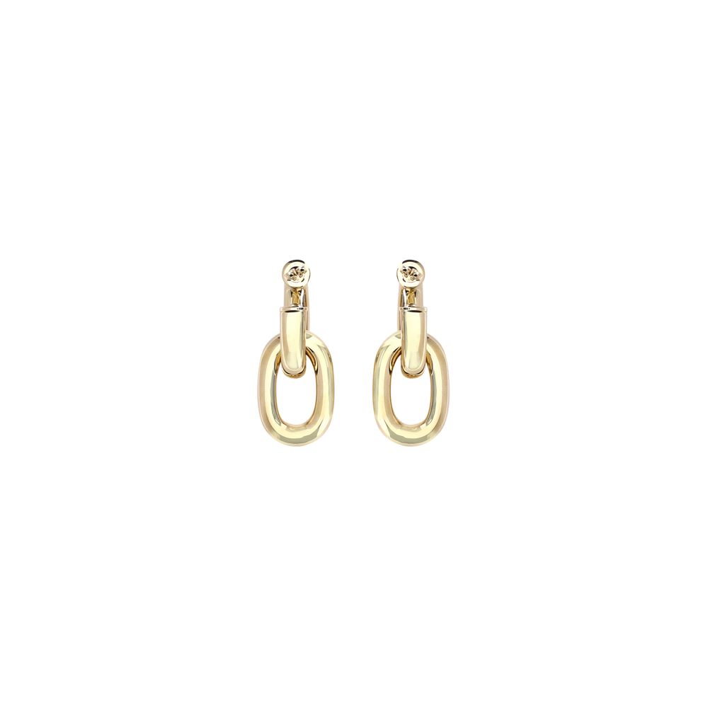 Gold Resin Earrings, Rabanne