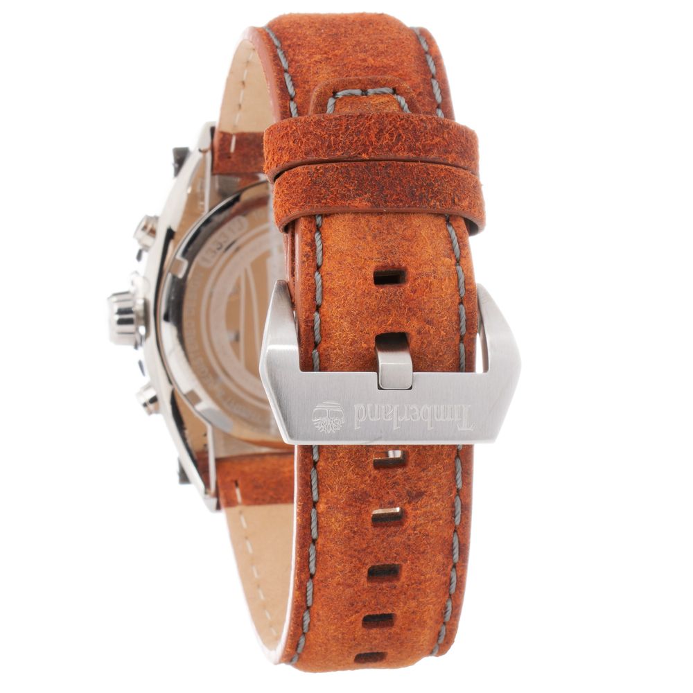 Brown Leather Sport Watch, Timberland Herrenuhr