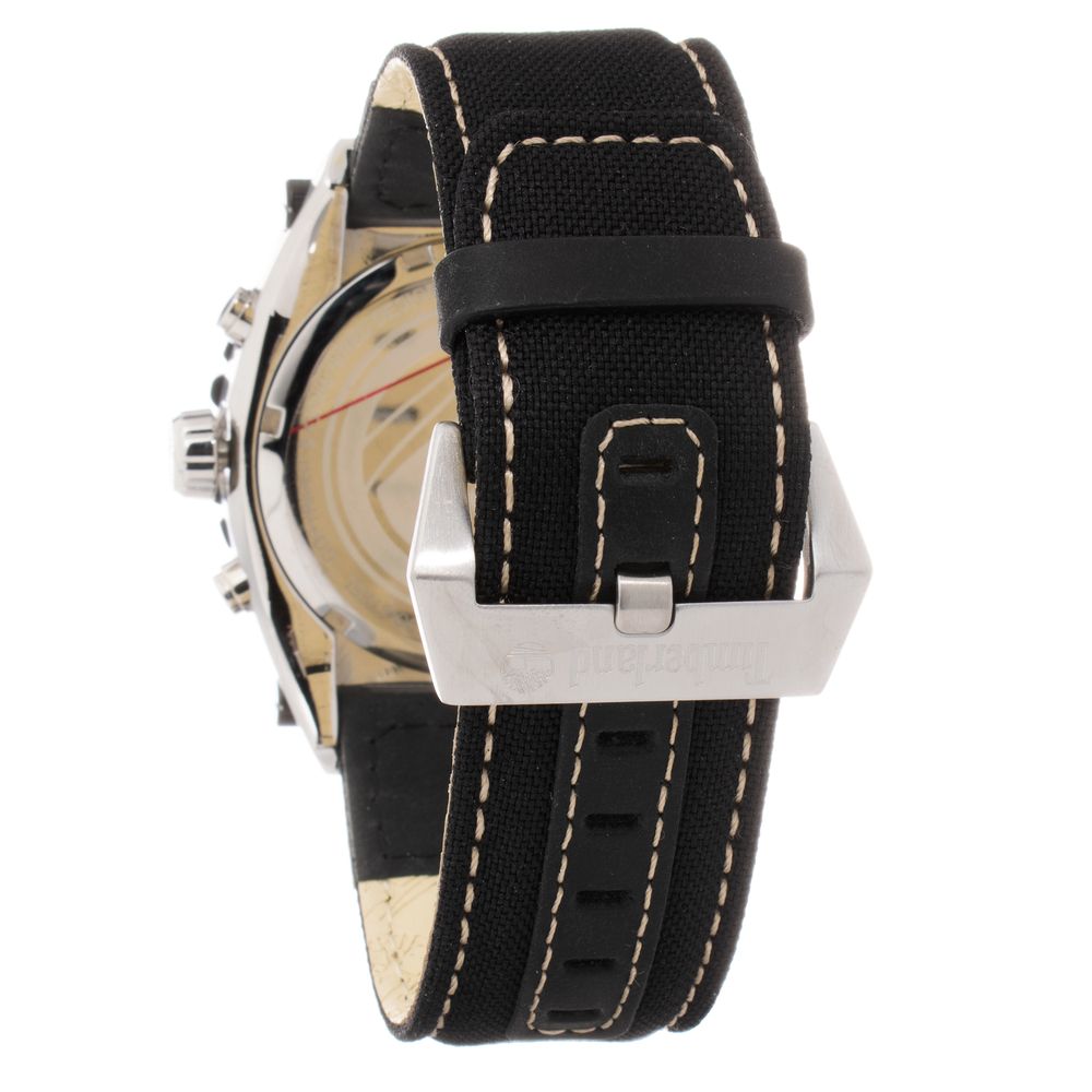 Black Leather Sport Watch, Timberland Herrenuhr