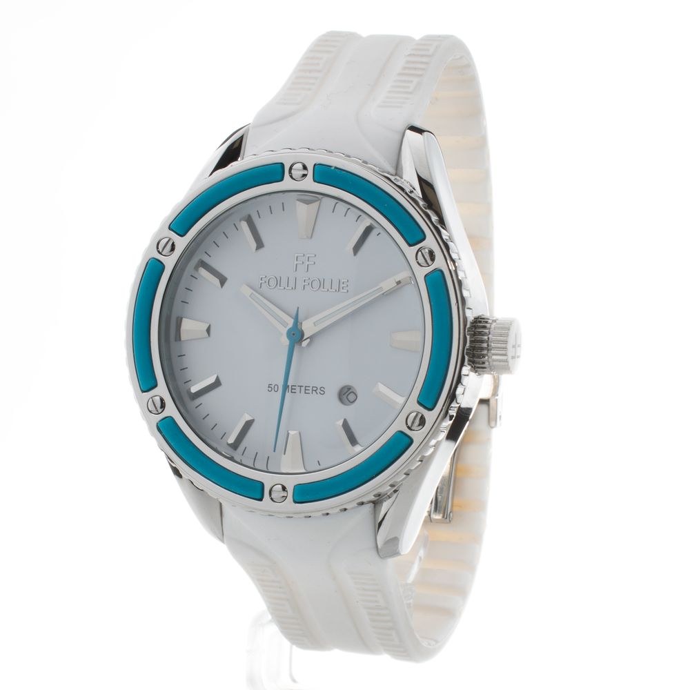 White Synthetic Sport Watch, Folli Folli Damenuhr